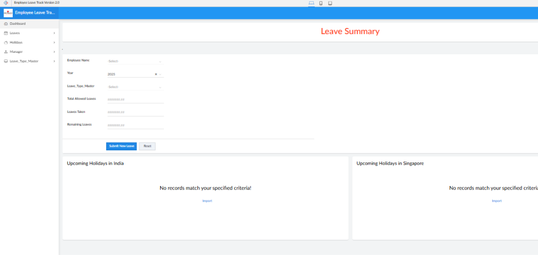 Leave Management System 6