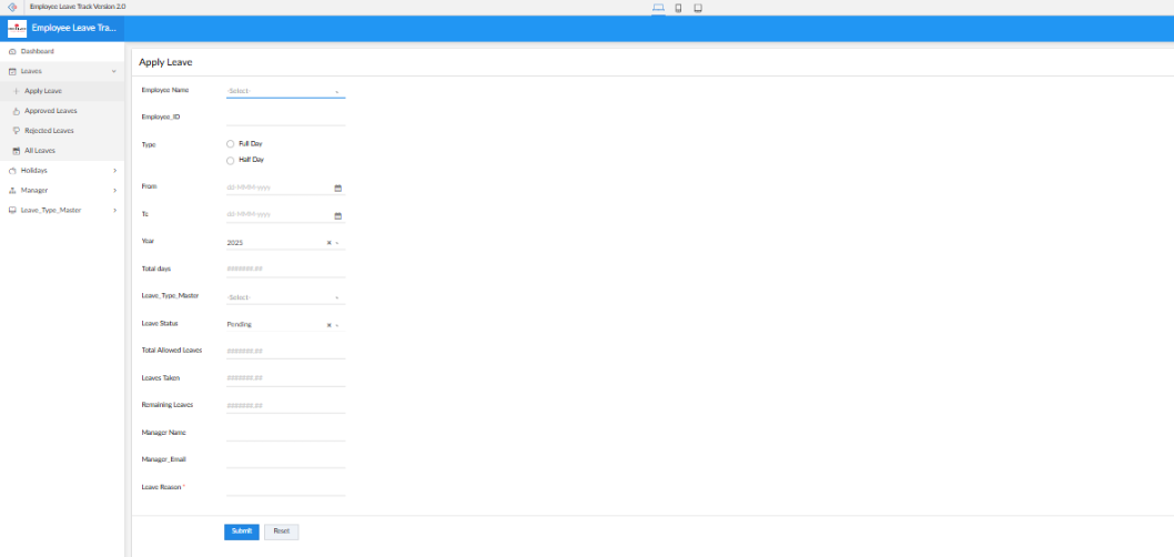 Leave Management System 7