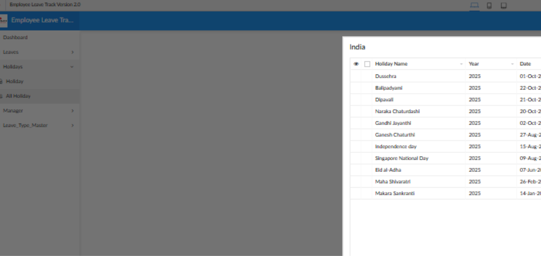 Leave Management System 8
