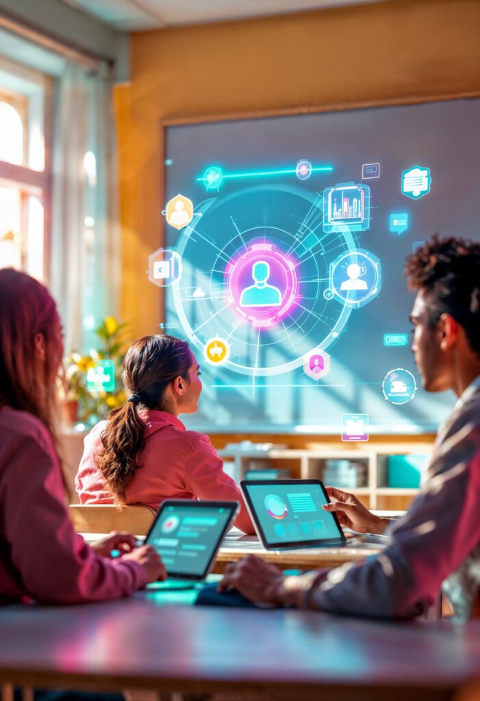 About Us digital environment scene